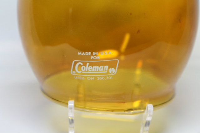 コールマン 200A 用アンバーグローブ Coleman Amber Globe for 200A lantern
