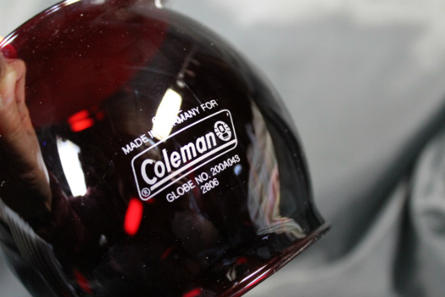 コールマン 200A 用グローブ Coleman Red Globe for 200A lantern